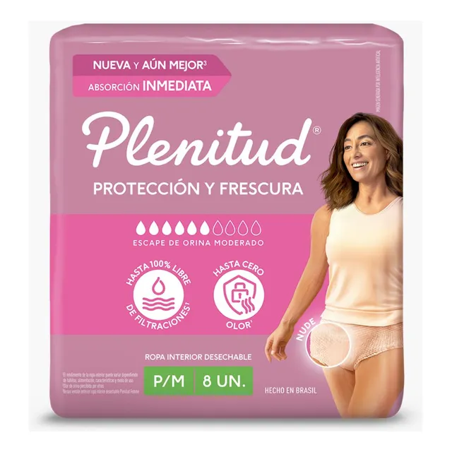 Ropa Interior Plenitud Femme Pants Bombachas Peq/med X8