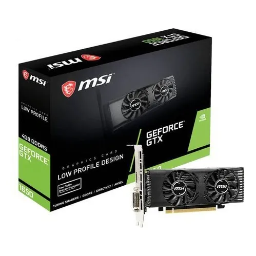 Tarjeta Gráfica Msi Gtx 1650 4gt Low Profile 4gb Gddr5