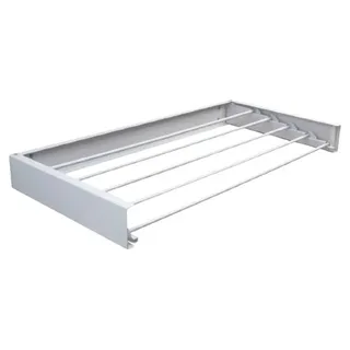 Varal De Parede Dobravel 120cm 7 Varetas Romelux Varal De Parede Dobravel 120cm 7 Varetas Romelux