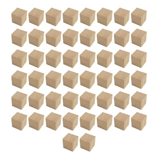 50 Bloques De Madera Apilables, Bloques Cuadrados De Conteo 50 Bloques De Madera Apilables, Bloques Cuadrados De Conteo