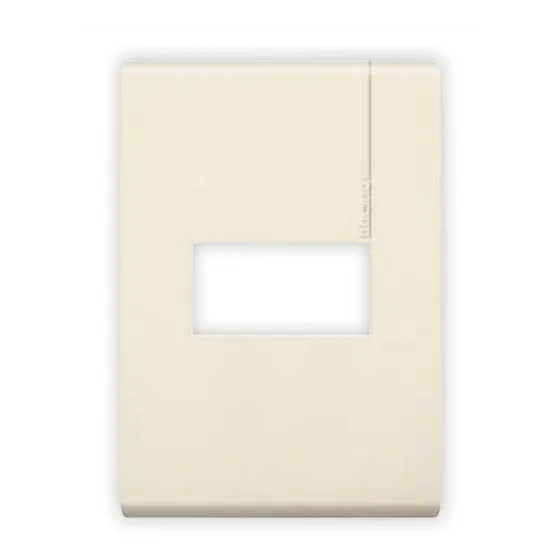 Placa Resina Chasis Sencilla Abs Marfil Modus E5n1ptlm