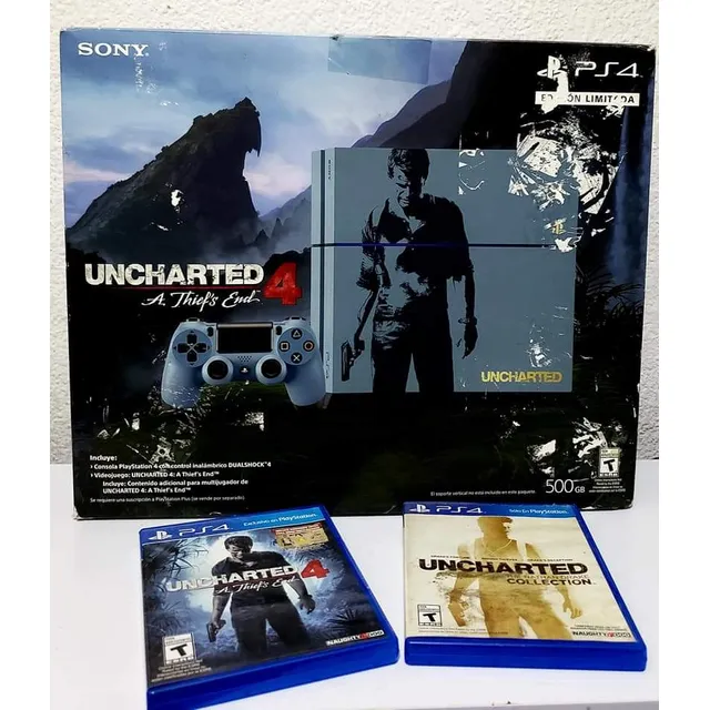 Consola Playstation 4 500gb Uncharted 4 Limited Edition