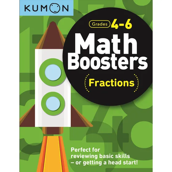 Kumon Math Boosters: Frações, Séries 4 A 6, 9 A 11 Anos, 144 P