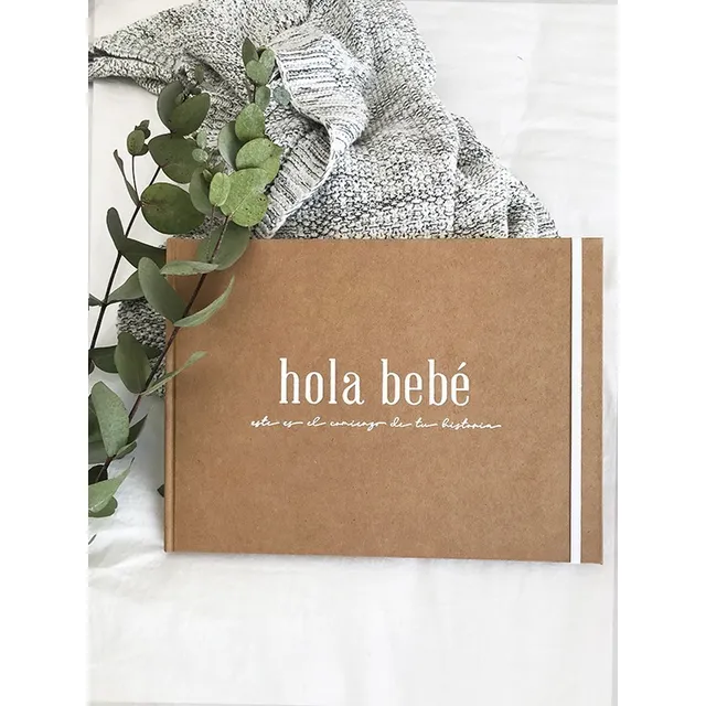 Libro Álbum Diario De Recuerdos Del Bebé. Regalo Nacimiento