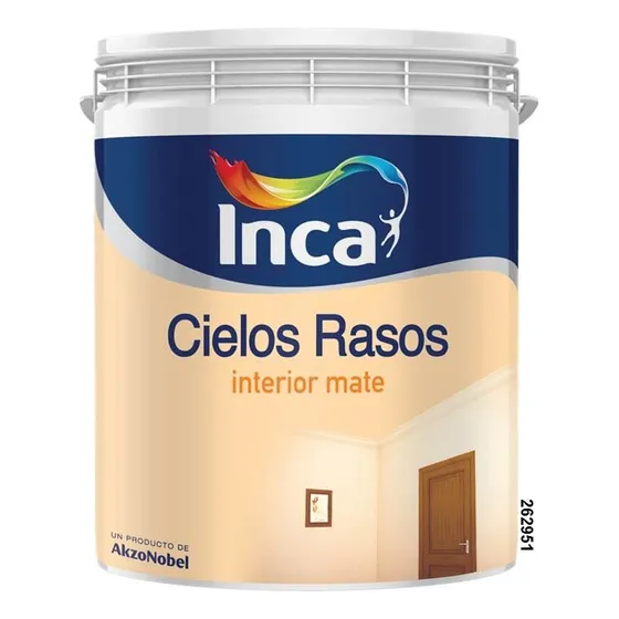 Pintura Cielos Rasos Inca Blanco Mate 20 L Prestigio
