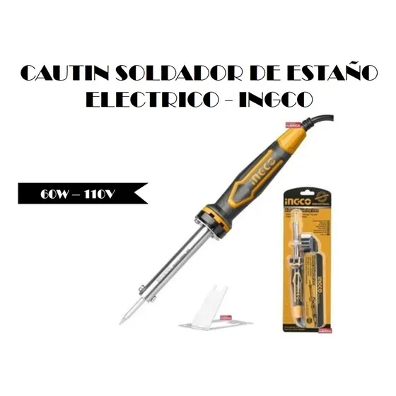 Cautin - Soldador De Estaño Eléctrico 60w 110v - Ingco
