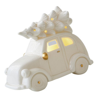 Adorno Navideño De Cerámica Para Escritorio, Soporte Auto Adorno Navideño De Cerámica Para Escritorio, Soporte Auto