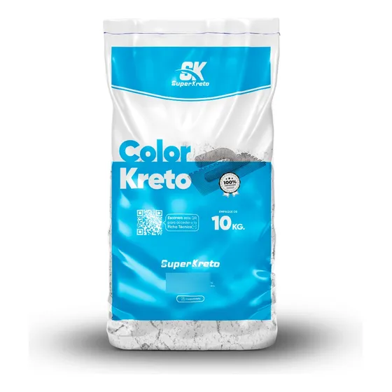 Color Kreto Mortero Predosificado Para Acabados (tipo Estuco