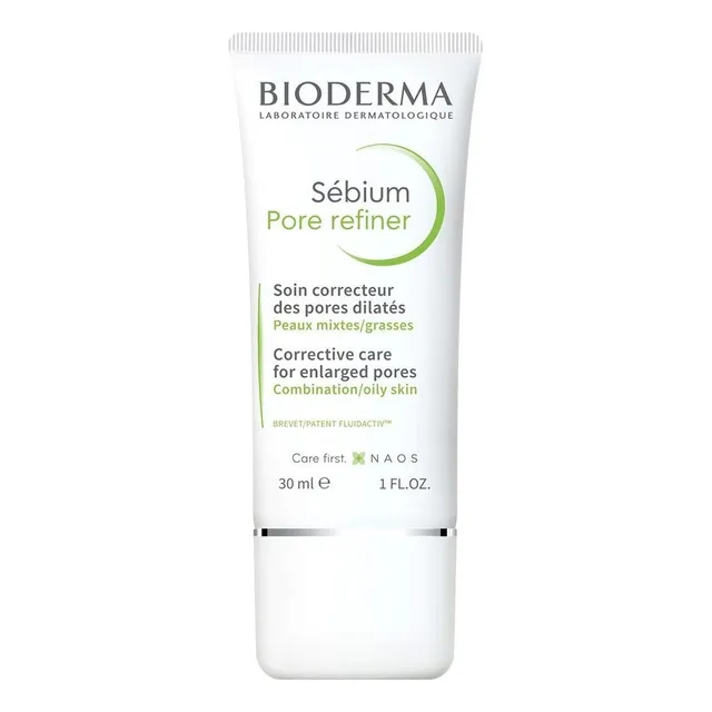 Crema Pore Refiner Bioderma Sébium día para todo tipo de piel de 30mL/30g +18 años