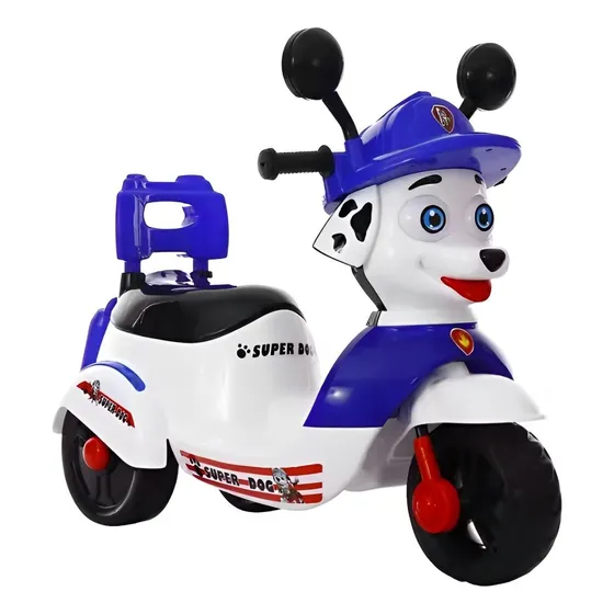 Motinha Elétrica Azul Infantil Patrulha Canina Marshall