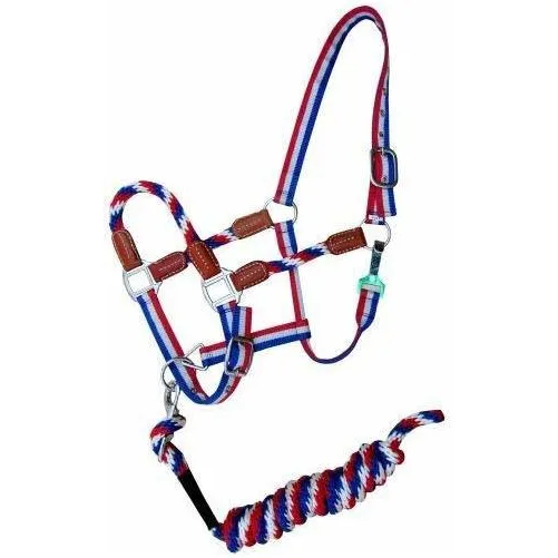 Cabestro Nailon Detall Piel Color Rojo Blanco Azul ¡ Mochila