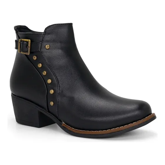 Bota Casual De Dama Ariana Av24i2-670 Negro