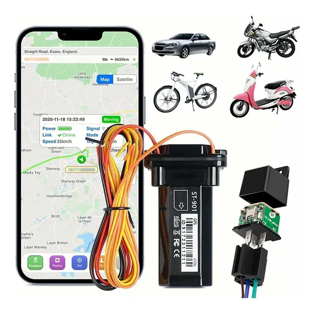 Localizador Satelital Gps Tracker Relay De Auto Y Gratis App
