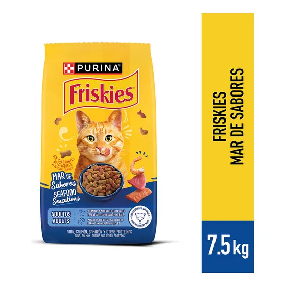 Alimento Seco Para Gato Friskies Mar De Sabores 7.5kg