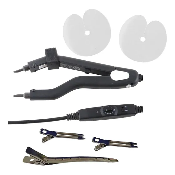 ** Ferramenta De Extensões De Cabelo Calor Conector De