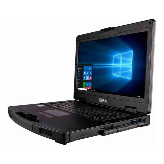Laptop Getac Desktop Core I7 8va 16ram 240ssd Cargador Negro (Reacondicionado)