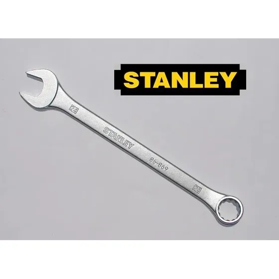 Llave Combinada Métrica 24mm Stanley 86-869 Estriada 12-pto 