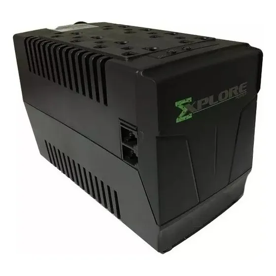 Regulador De Voltaje Explore 600w 8 Tomas