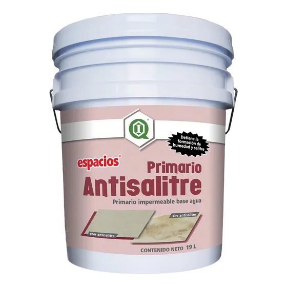 Primario Anti Humedad Y Anti Salitre En Muros 19 Litros