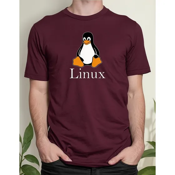 Camiseta Camisa Linux Sistema Pinguim Informática Nerd Geek