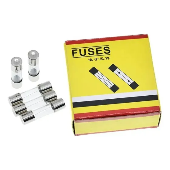 Caja 100 Fusible 20a 6x30mm Tipo Americano