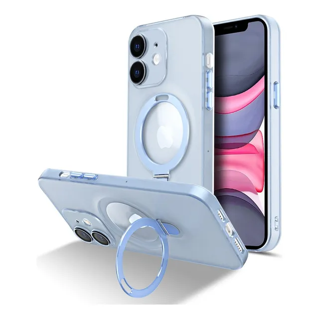 Funda Clear Case Con Aro Reclinable Y Protector De Camara