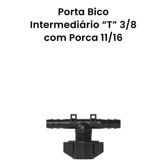 Porta Boquilla Sin Antigoteo Para Asperjadora Manguera 3/8