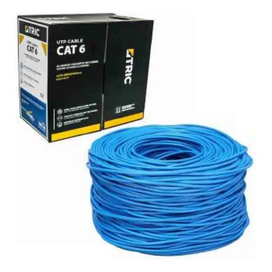 Cable Utp Cat6 Azul 70% 305mt Tric
