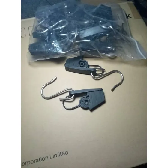 Tensor Drop Plástico Con Gancho S Para Fibra Óptica, Pack 10
