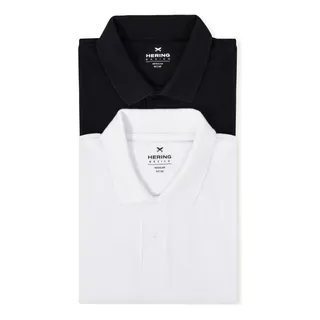 Kit Com 2 Camisas Polo BĂĄsicas Masculinas Hering Kit Com 2 Camisas Polo BĂĄsicas Masculinas Hering