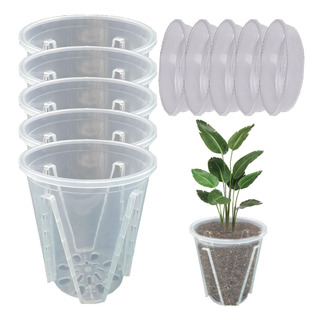 Macetas De Orquídeas Con Agujeros 5 Macetas Transparentes Pa Macetas De Orquídeas Con Agujeros 5 Macetas Transparentes Pa