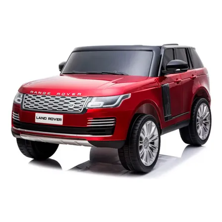 Carro Elétrico Infantil Range Rover Banco Couro Mp5 Brinqwa Vermelho 127/220v