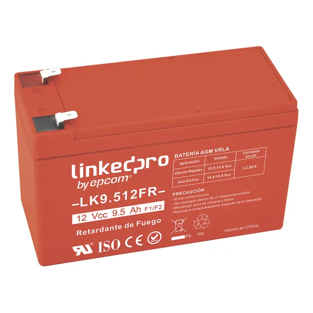 Batería Recargable Respaldo Ups No Break Epcom 12 V 9 Ah Ret