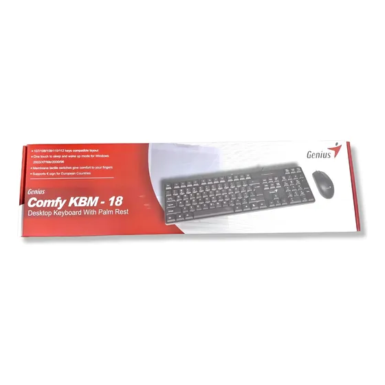 Kit Teclado Y Mouse Genius Usb Pc Computador Laptop Oficina