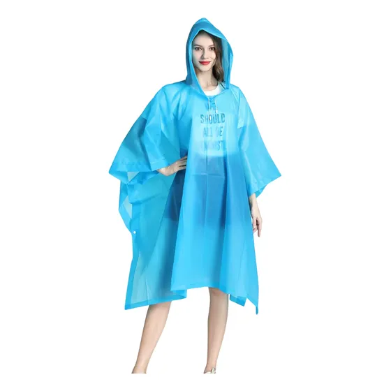 Poncho Impermeable Para La Lluvia Capa Portátil De Adulto