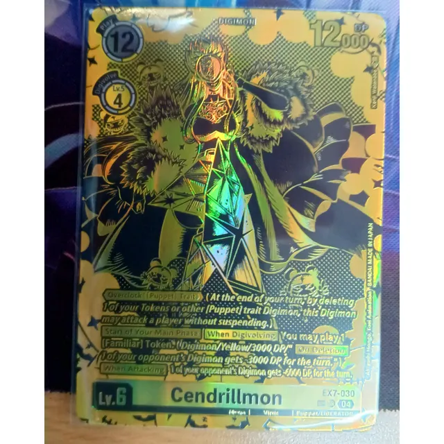 Bandai Digimon Cendrillmon Rareza Gold - 14 Años O Más