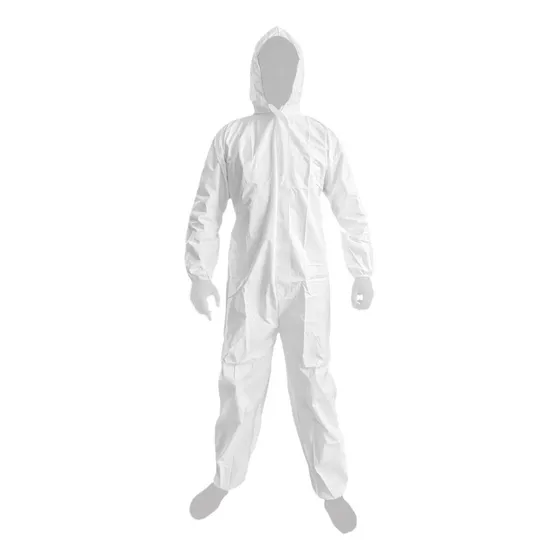 Overol Desechable Tipo Tyvek Capucha Y Cierre Rampart