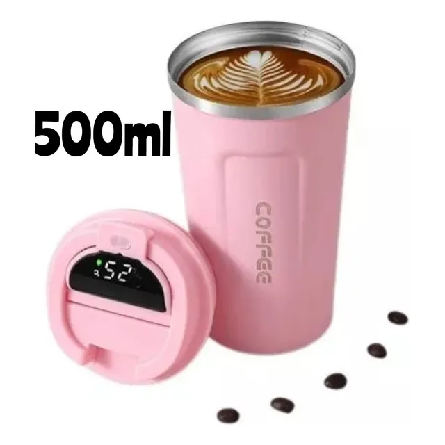 Termo Térmico Cooler Led Inteligente 400ml Acero Inoxidable