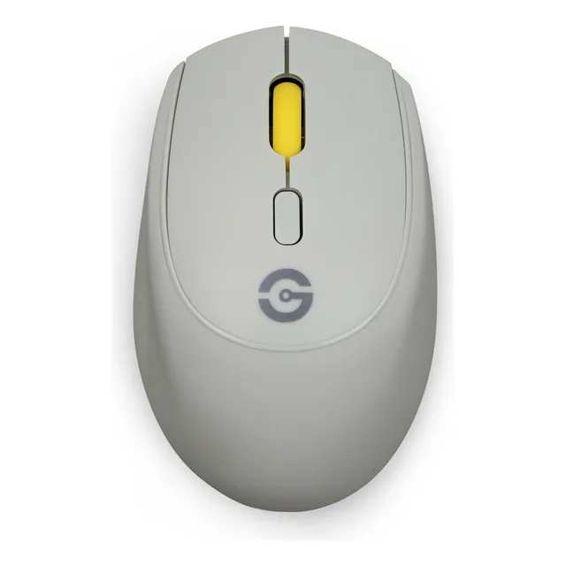 Mouse Getttech Óptico, Inalámbrico, Usb, Dpi 800/1200/1600, Con Gel De Silicon, 3 Botones, Para Windows,Mac GAC-24407G