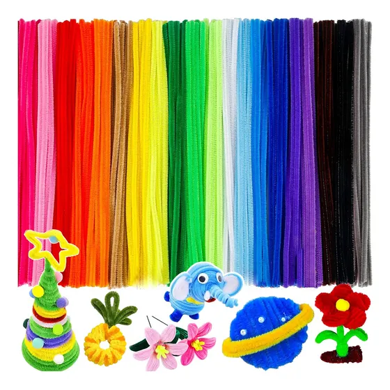Limpiapipas Limpia Pipas Chenille Surtidos Mate 1000 Piezas