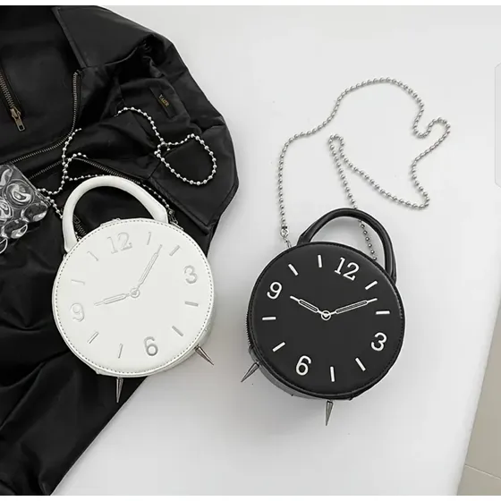 Bandolero Cartera Dama Exclusivo De Reloj, Estilo Único