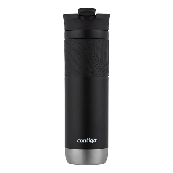 Mug Byron Licorice Contigo Vaso Térmico 709ml Color Negro