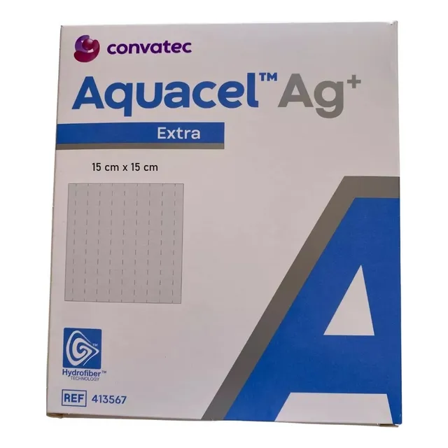 1 Aquacel Ag Extra 15cm X15cm Apósito Parche 100% Original