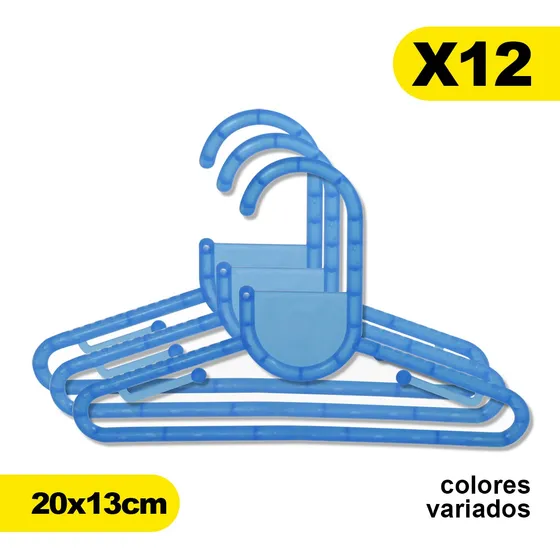 Gancho Ropa Para Bebé (set De 12)