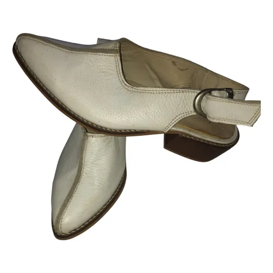 Suecos De Cuero Blanco