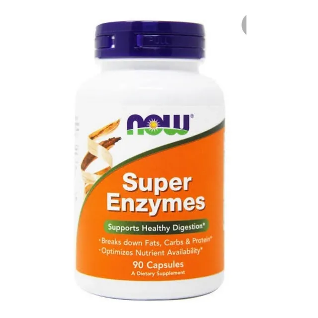 Super Enzimas Digestivas  Enzymes  Now Capsulas