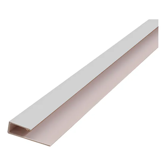 Perfil J  Blanco - Pvc -  300 Cm