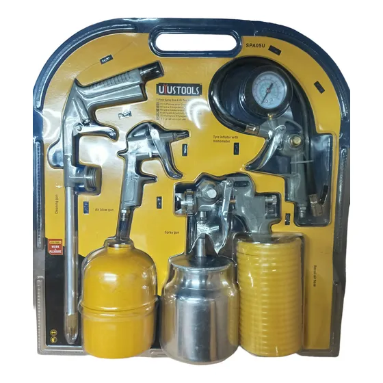 Kit De Pistolas Para Compresor 5 Pzas 1/4 Npt  Uyustools
