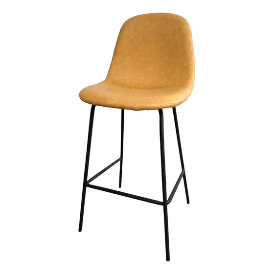 Taburete Ofilook Sd-200 Alto Tipo Americano En Bipiel
