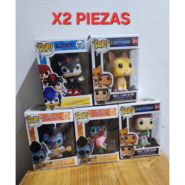 Figuras Tipo Funko Pop De One Piece Stitch Naruto Personajes